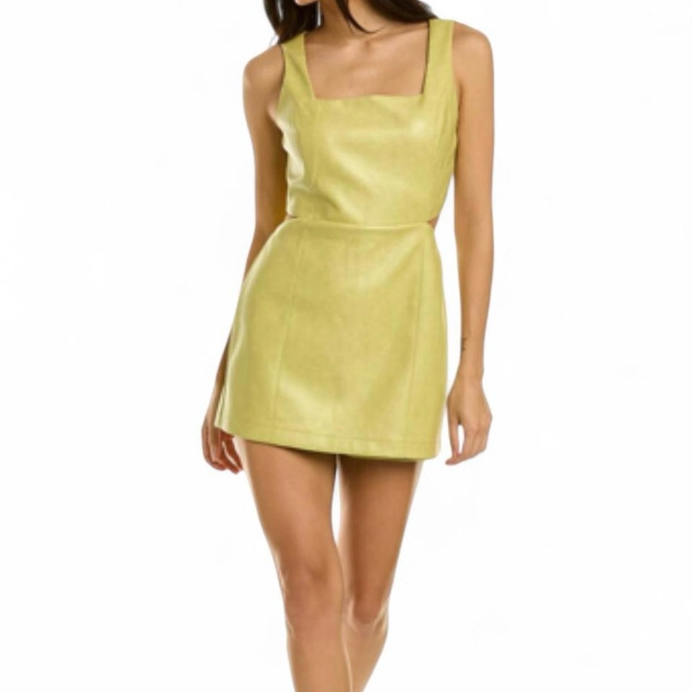 7 For All Mankind, Faux Leather Mini Dress